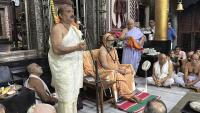 HH Swamiji arrival, Ashirvachana at Shri Mahaganapathy Mahamaya Temple (6 Sep 2025)